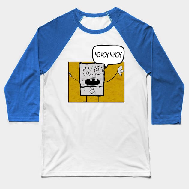 Doodle Bob Baseball T-Shirt by adriennfarkas